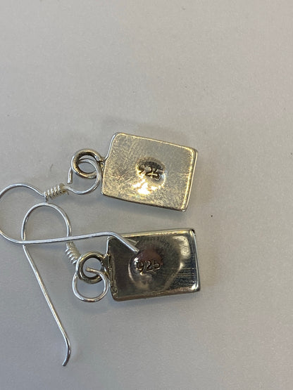 Aretes Plata 925 Ópalo de Fuego Multicolor — Taxco — foto 5