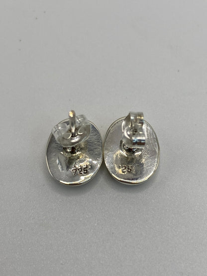 Aretes Plata Ópalo de Fuego Rojo — Taxco 925 — foto 5