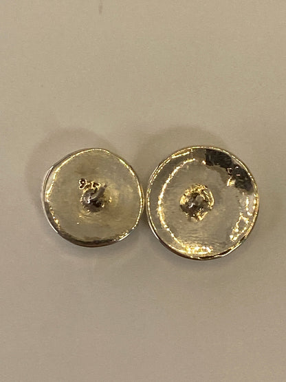 Aretes de Plata 925 con Piedra Multicolor — Taxco — foto 5