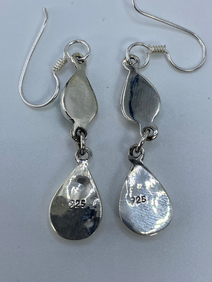 Aretes Plata Opalo de Fuego Verde — Taxco 925 — foto 5