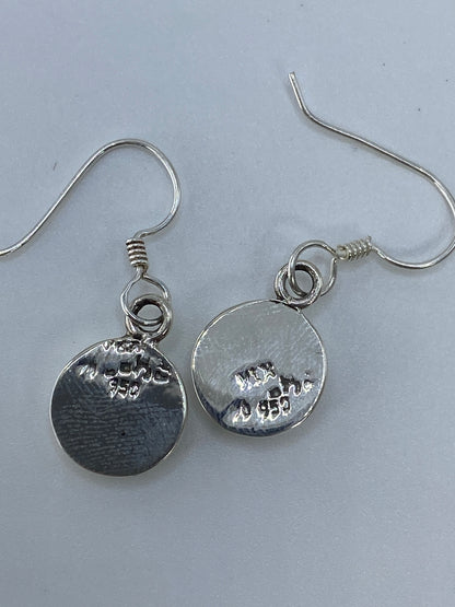 Aretes de Plata con Ópalo de Fuego Verde — Taxco 950 — foto 5