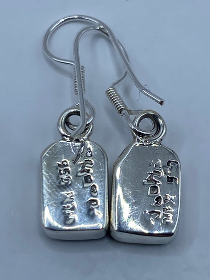 Aretes Plata 950 Opalo de Fuego Azul — Taxco — foto 5