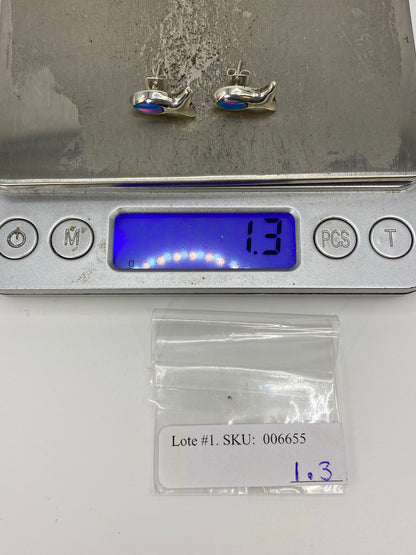 Aretes de Plata con Opalo de Fuego — Taxco 925 — foto 6