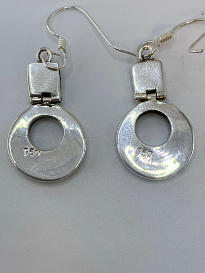 Aretes de Plata con Opalo de Fuego — Taxco 950 — foto 5