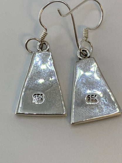 Aretes de Plata con Ópalo de Fuego — Taxco 950 — foto 5
