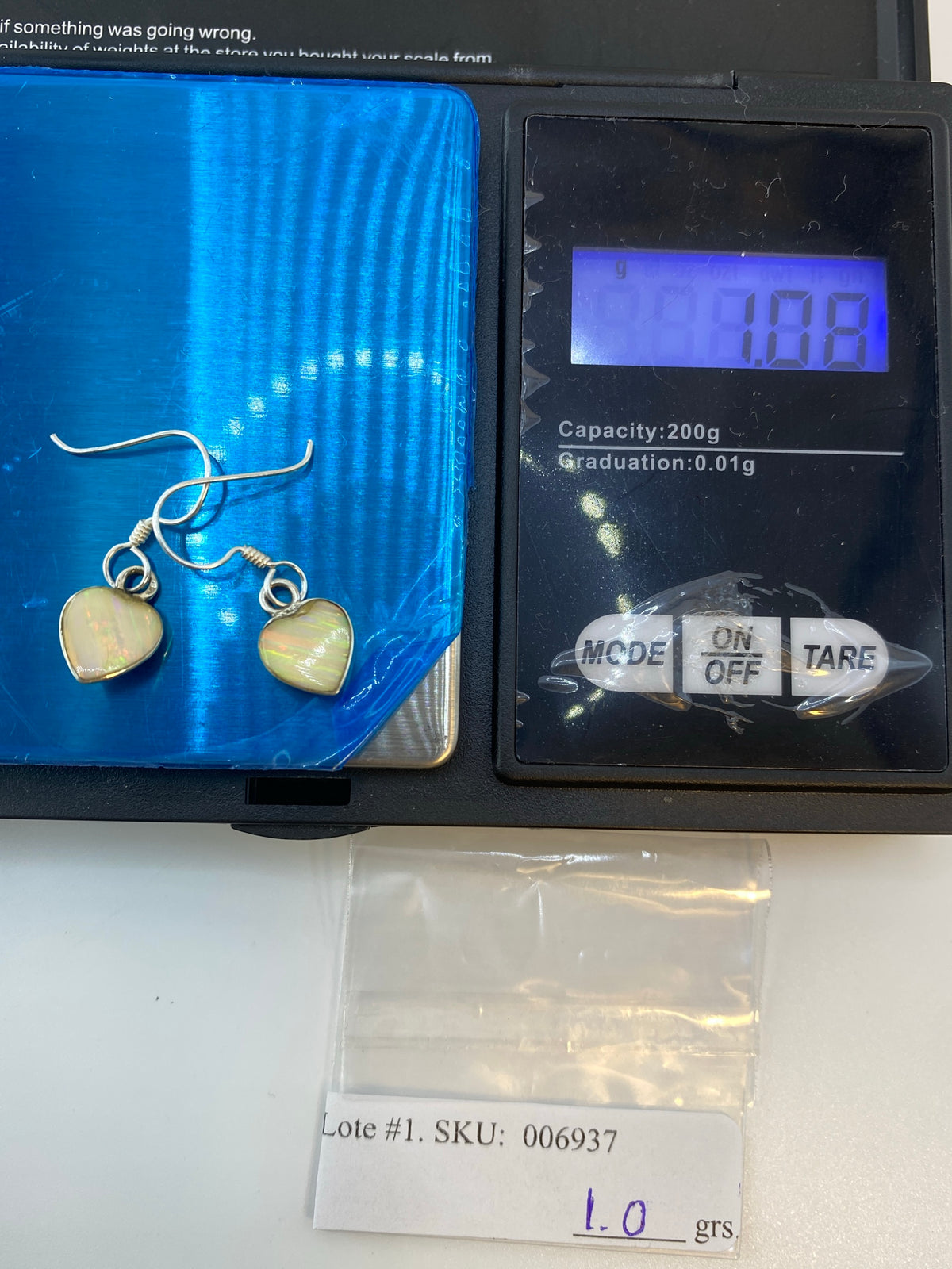Aretes Plata Opalo de Fuego Multicolor — Taxco 925 — foto 6