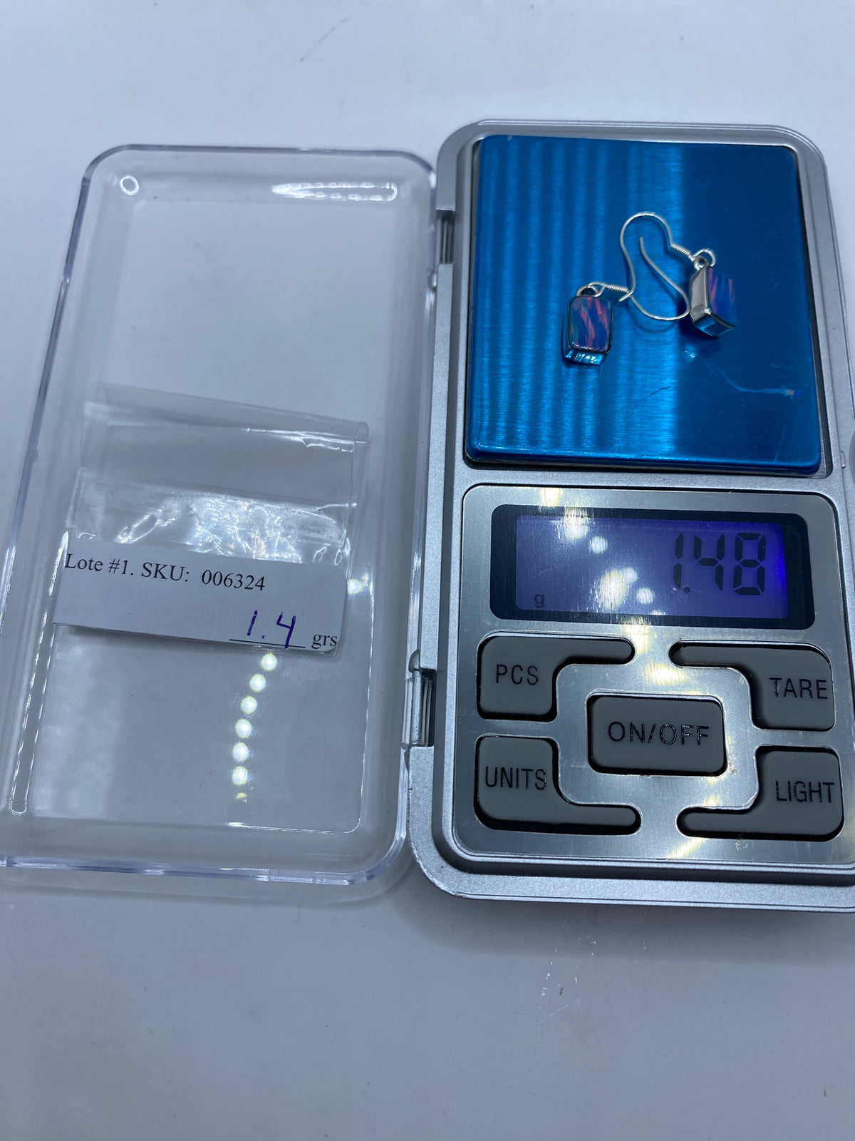 Aretes de Plata ÓPalo de Fuego — Taxco 950 — foto 6