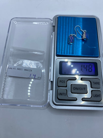Aretes de Plata ÓPalo de Fuego — Taxco 950 — foto 6