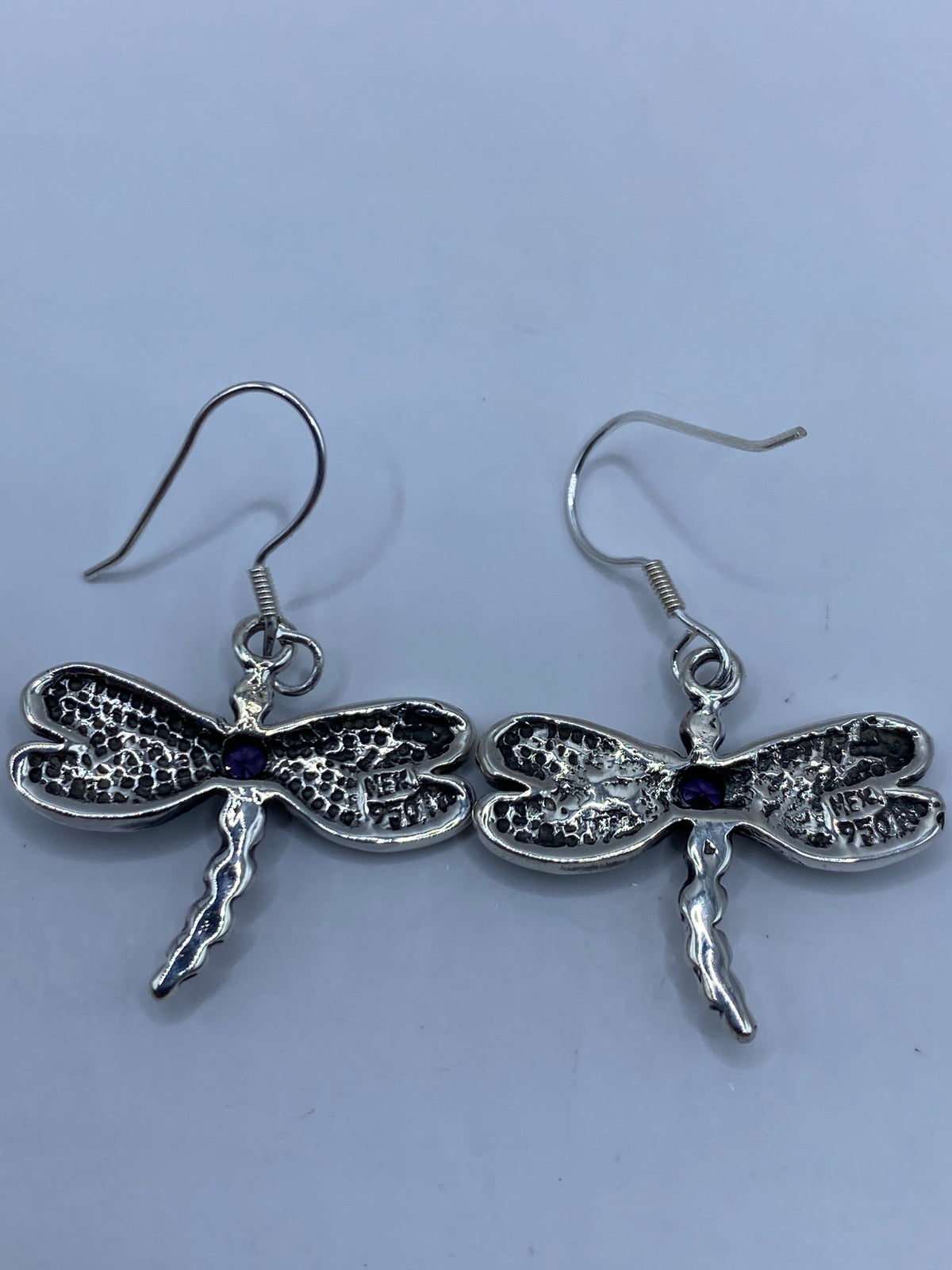 Aretes Libélula de Plata 950 con Ópalo de Fuego — foto 5