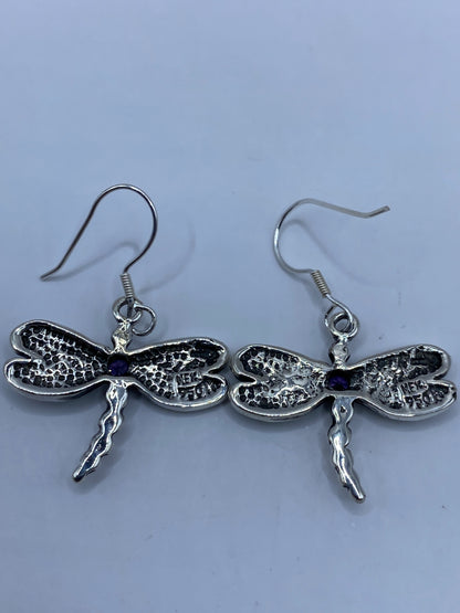 Aretes Libélula de Plata 950 con Ópalo de Fuego — foto 5