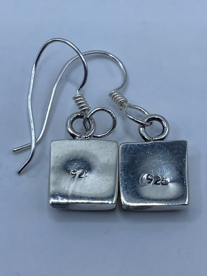 Aretes Plata con Ópalo de Fuego Morada — Taxco 925 — foto 5