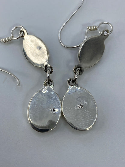 Aretes de Plata Ópalo de Fuego Multicolor — Taxco 925 — foto 5