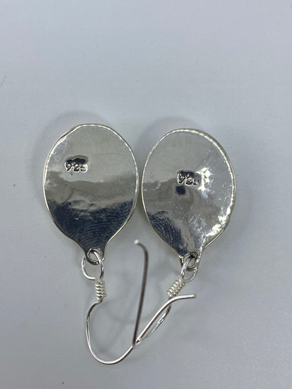Aretes de Plata Ópalo de Fuego Multicolor — Taxco 925 — foto 5