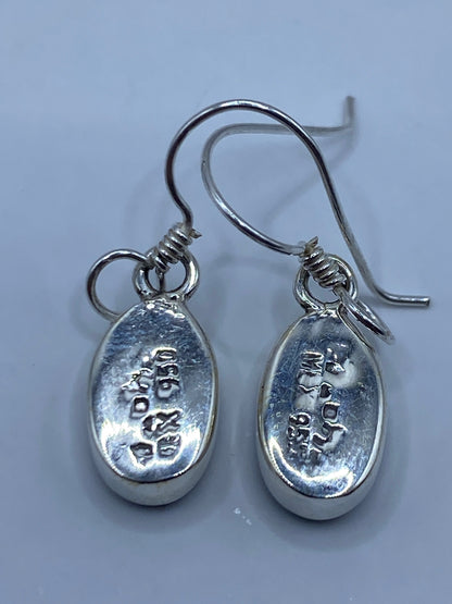 Aretes de Plata Ópalo de Fuego Azul — Taxco 950 — foto 5