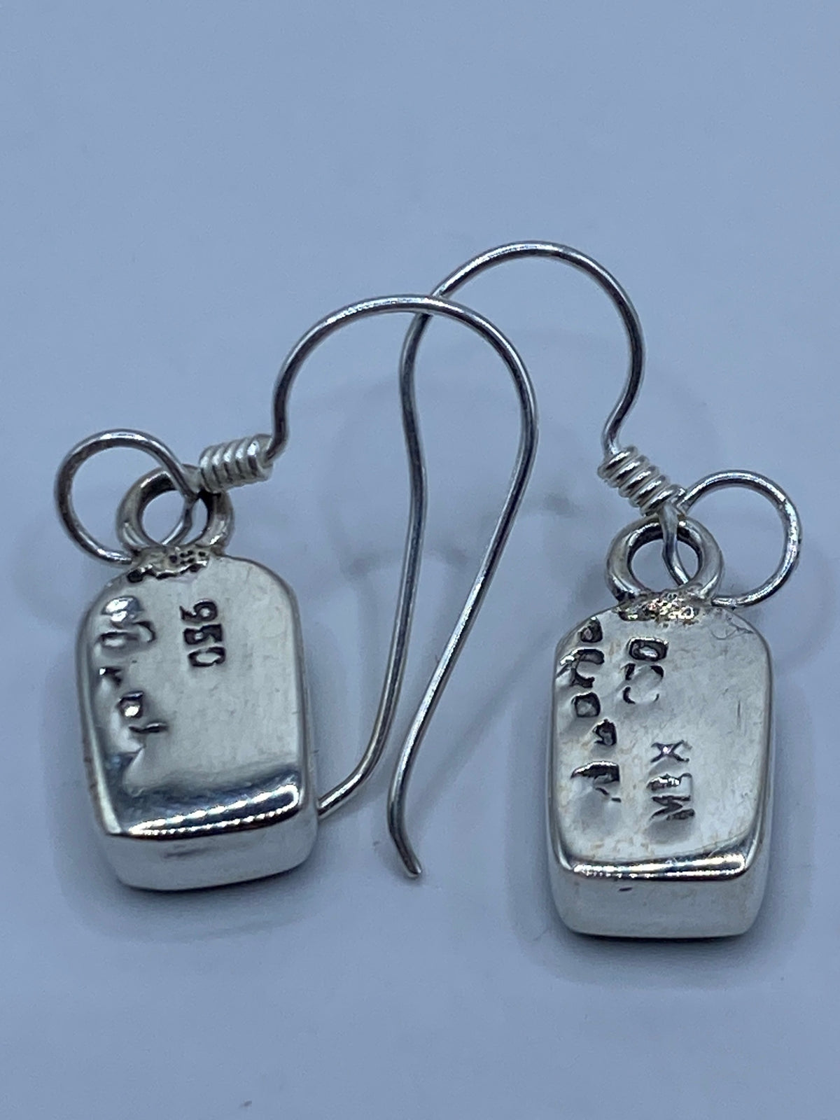 Aretes de Plata Opalo de Fuego Verde — Taxco 950 — foto 5