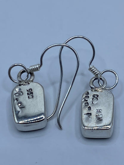 Aretes de Plata Opalo de Fuego Verde — Taxco 950 — foto 5