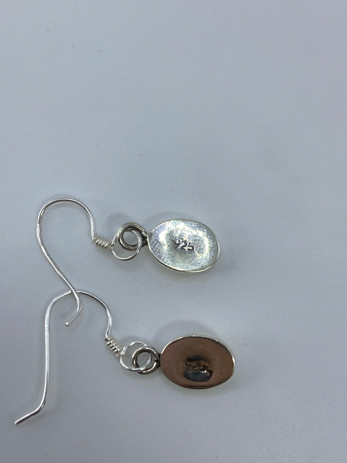 Aretes de Plata con Ópalo de Fuego — Taxco 925 — foto 5