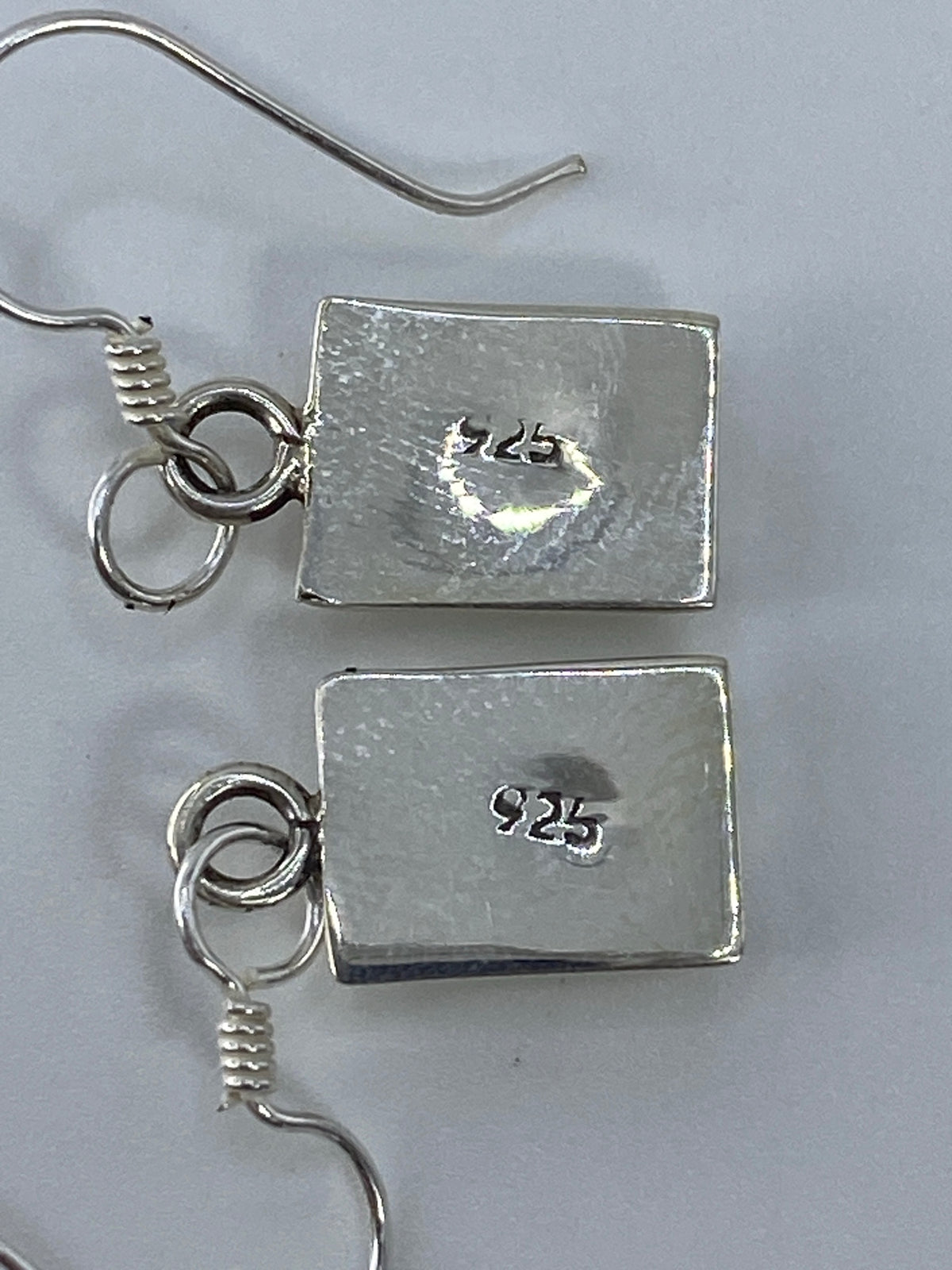 Aretes de Plata con Ópalo de Fuego — Taxco 925 — foto 5