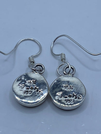 Aretes de Plata con Ópalo de Fuego — Taxco 950 — foto 5