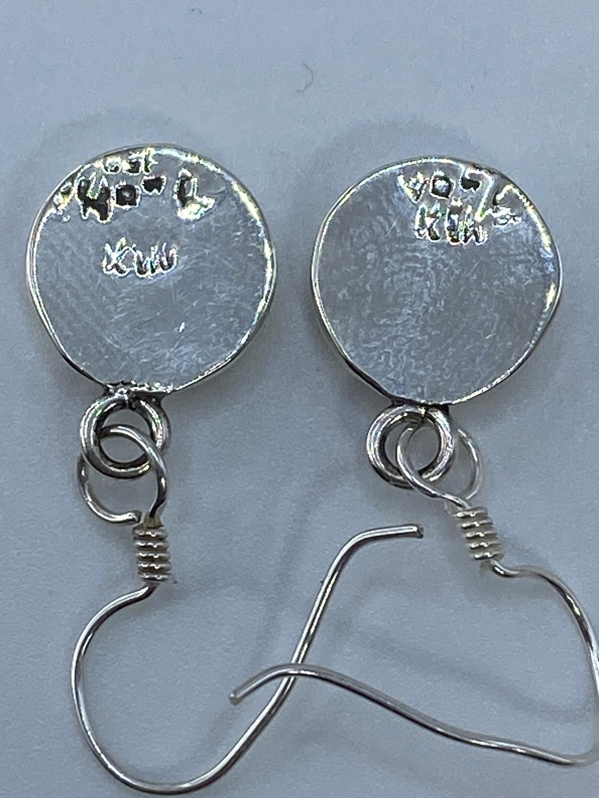 Aretes de Plata con Ópalo de Fuego — Taxco 925 — foto 5