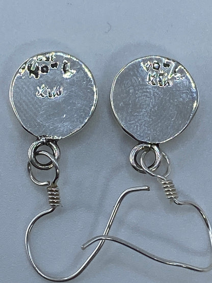 Aretes de Plata con Ópalo de Fuego — Taxco 925 — foto 5
