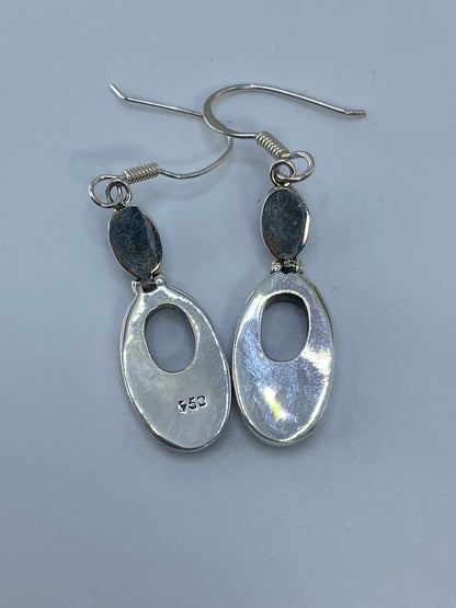 Aretes Ópalo de Fuego Multicolor — Plata 950 Taxco — foto 5