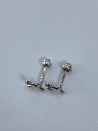 Aretes de Plata Cartoneado Minimalista — Taxco 925 — foto 5