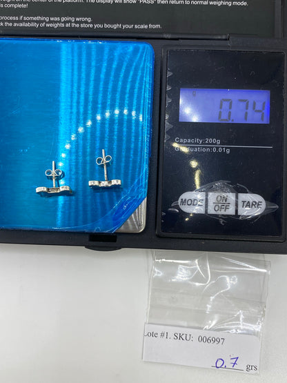 Aretes de Plata Cartoneado Minimalista — Taxco 925 — foto 6