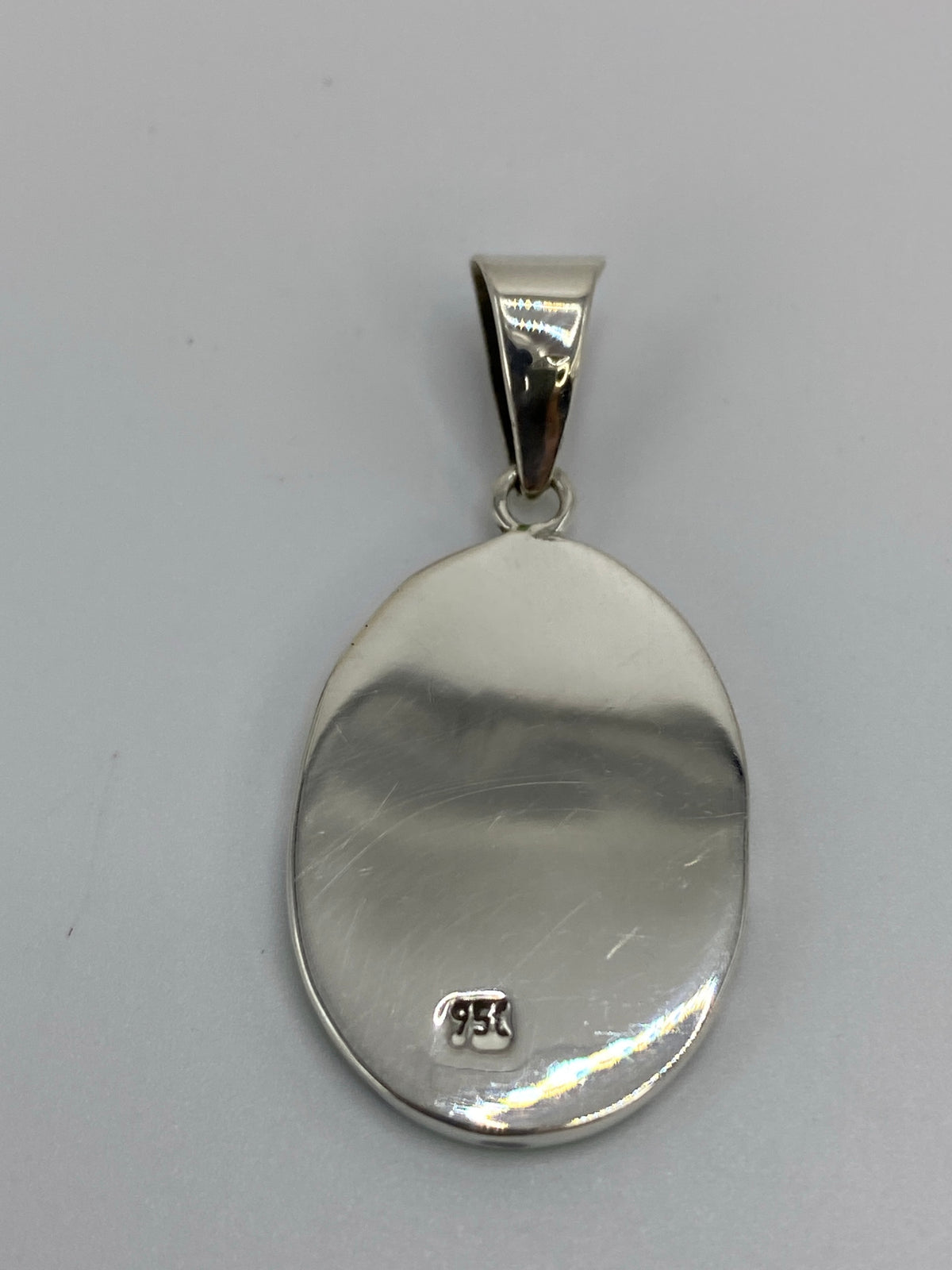 Dije de Plata Ópalo de Fuego Verde — Taxco 950 — foto 5