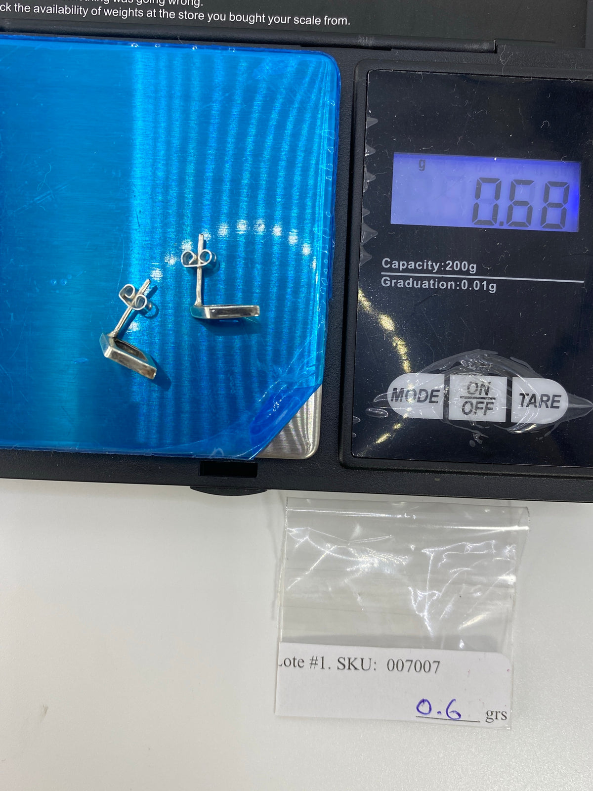 Aretes de Plata Cartoneado Minimalista — Taxco 925 — foto 6