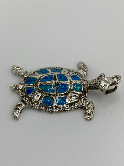 Dije Tortuga de Plata con Ópalo de Fuego — Taxco 925 — foto 5