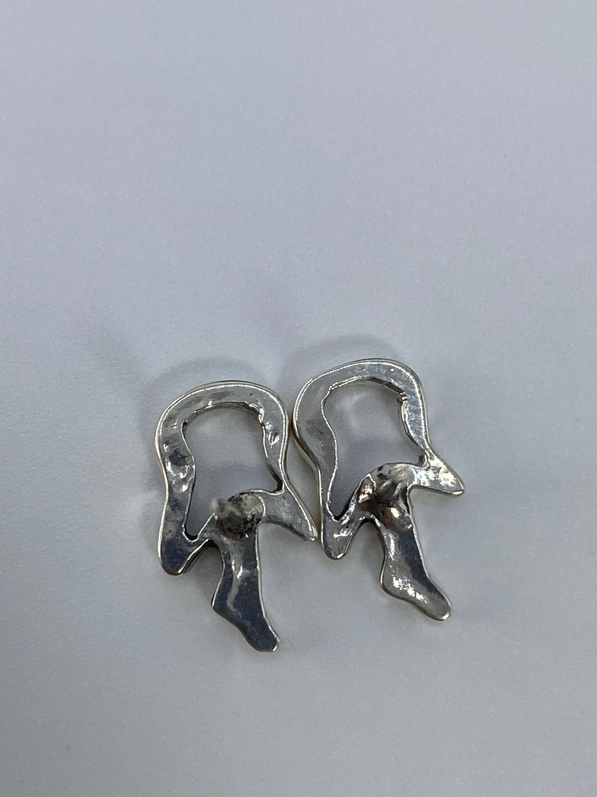 Aretes de Plata Cartoneado Minimalistas — Taxco 925 — foto 5