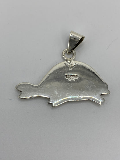Dije Tortuga Plata 925 con Ópalo de Fuego Azul — foto 5
