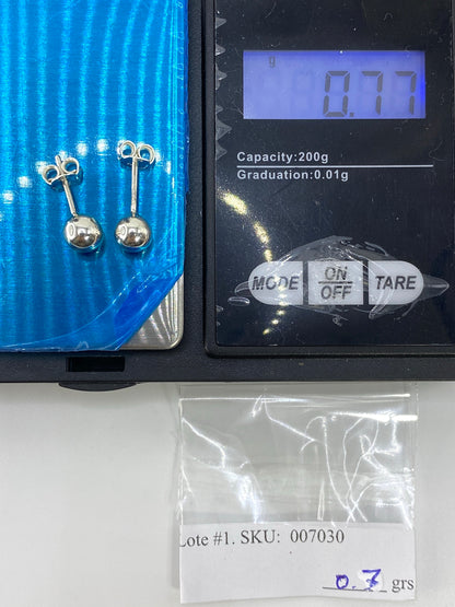 Aretes de Plata Cartoneado Minimalistas — Taxco 925 — foto 6