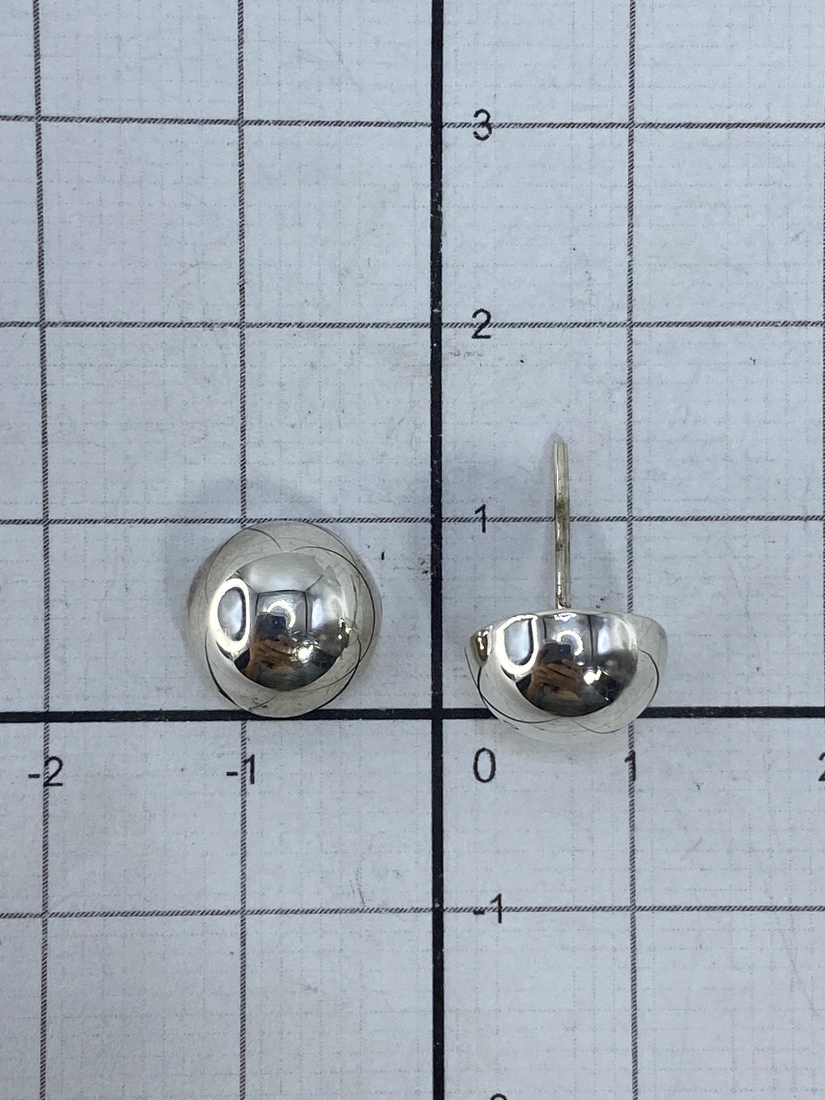 Par de aretes en plata 925 con sello de autenticidad de Taxco, listos para usar