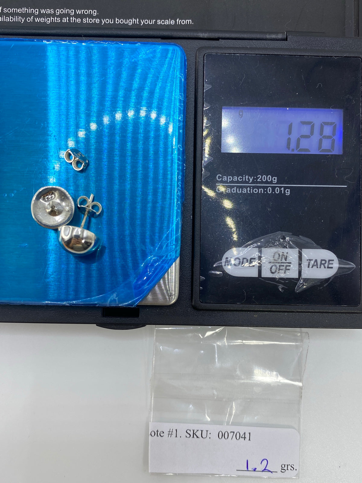 Aretes de Plata Cartoneado — Minimalista Taxco 925 — foto 6