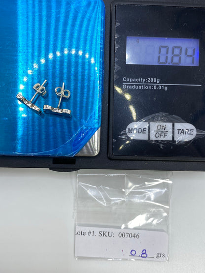 Aretes de Plata Cartoneado Diminutos — Taxco 925 — foto 6