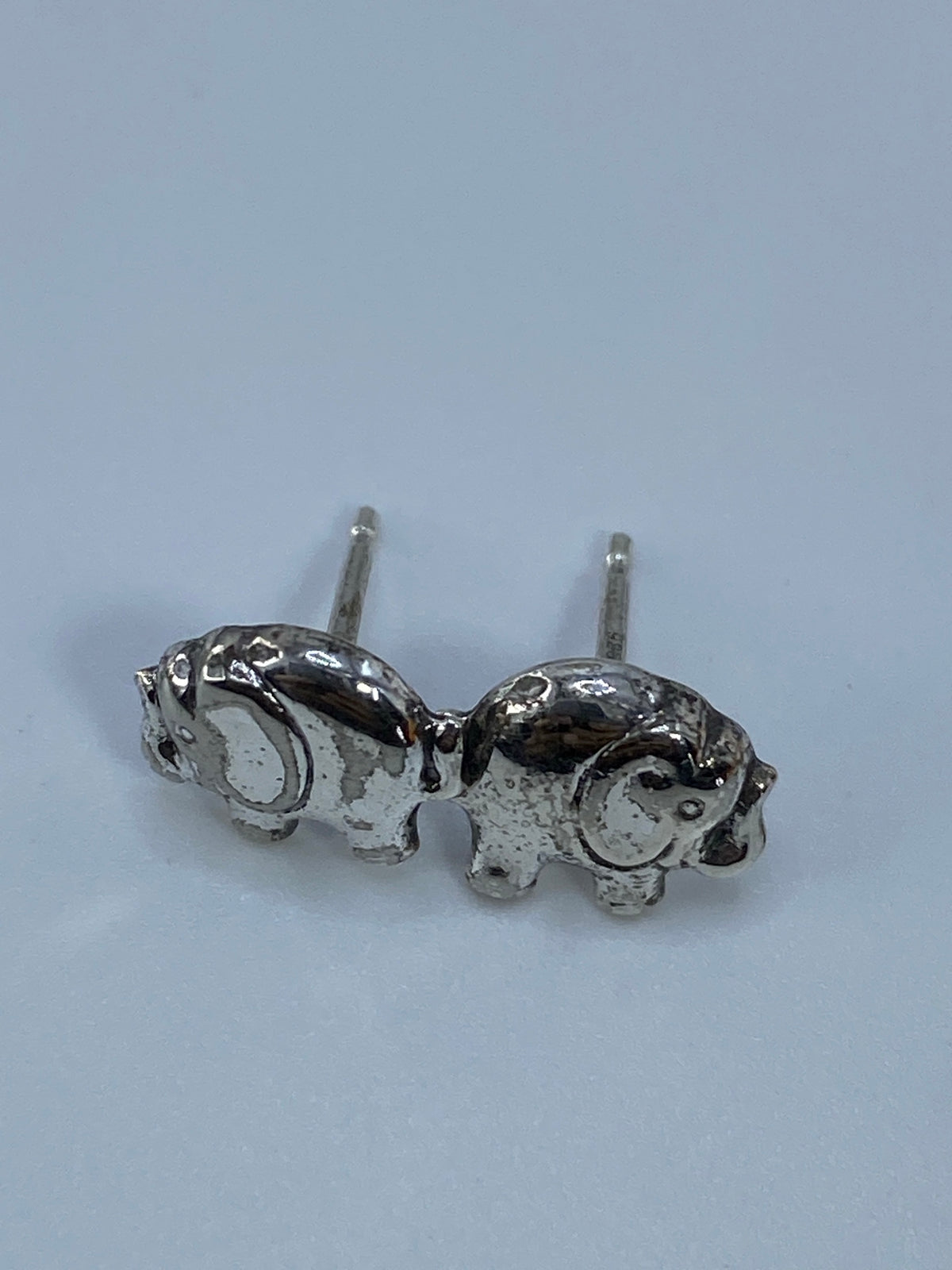 Aretes Plata Elefante Cartoneado — Taxco 925 — foto 5