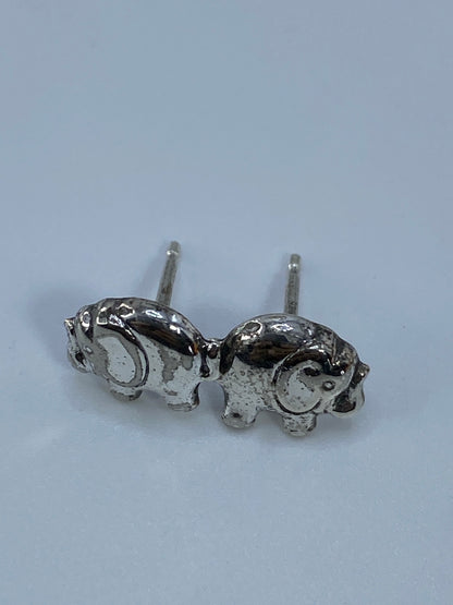 Aretes Plata Elefante Cartoneado — Taxco 925 — foto 5