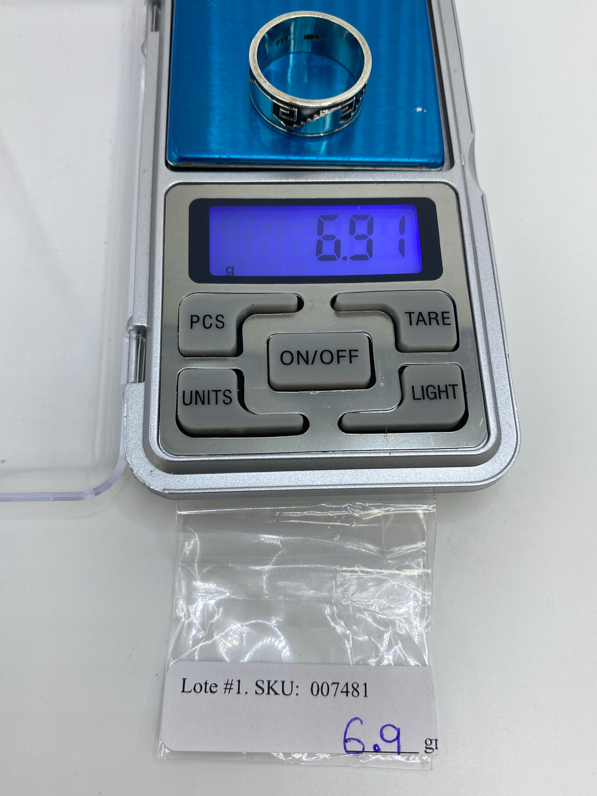 Anillo de Plata Repujado Geométrico — Taxco 925 — foto 6