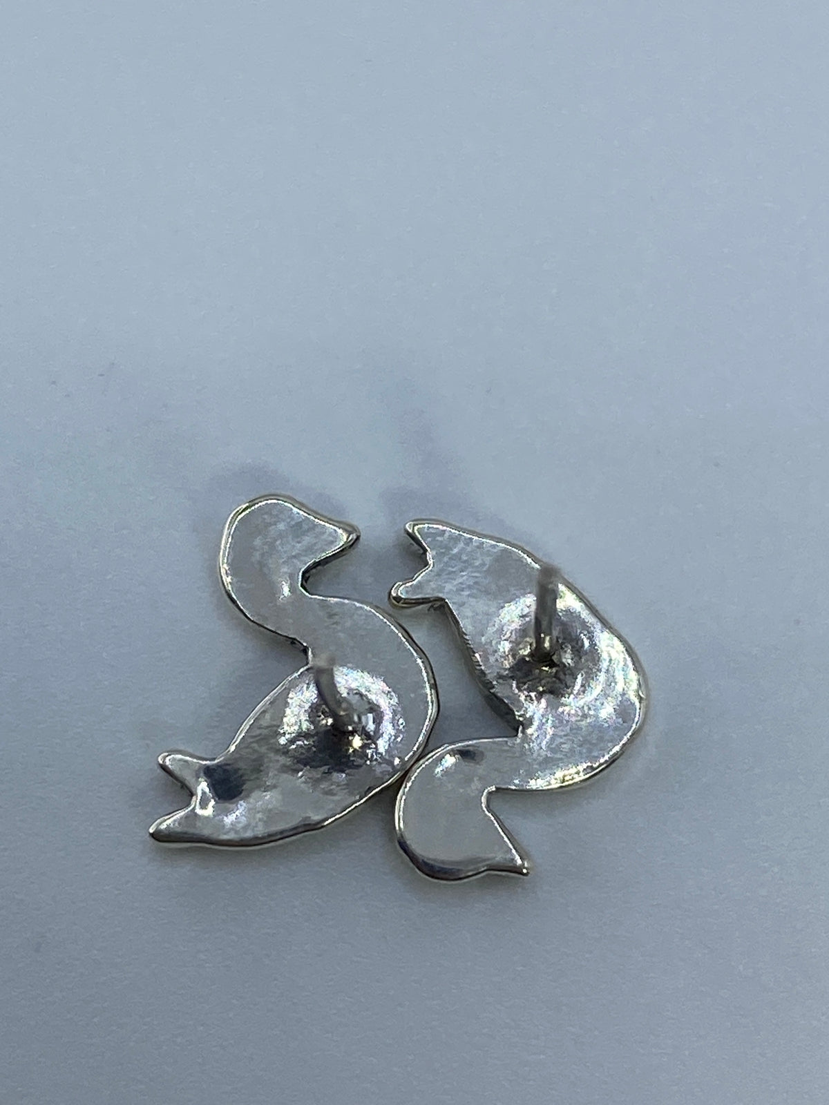 Aretes de Plata Cartoneado Pato — Taxco 925 — foto 5
