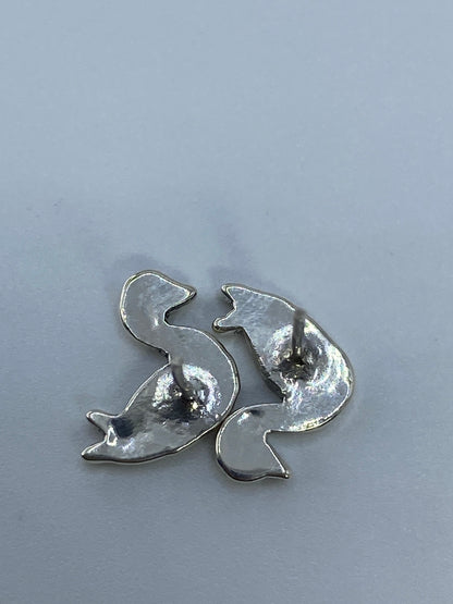 Aretes de Plata Cartoneado Pato — Taxco 925 — foto 5