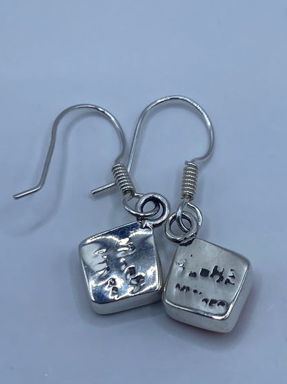 Aretes de Plata Ópalo de Fuego Naranja — Taxco 925 — foto 5