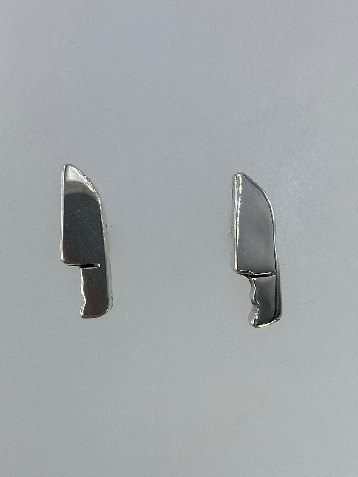 Par de aretes de plata 925 cartoneado minimalistas en forma de gota pequeña