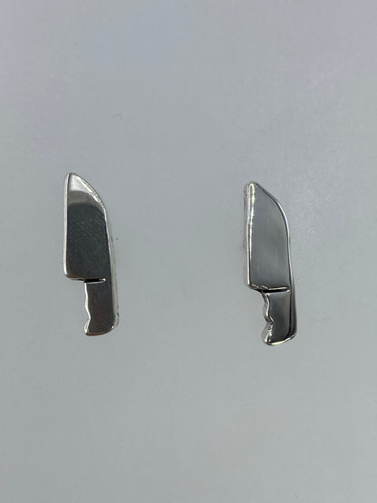 Par de aretes de plata 925 cartoneado minimalistas en forma de gota pequeña