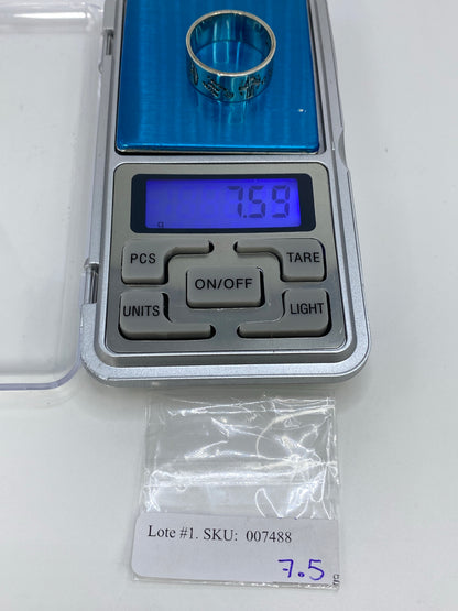 Anillo Plata Prehispánico Grabado Sol y Serpiente — foto 7