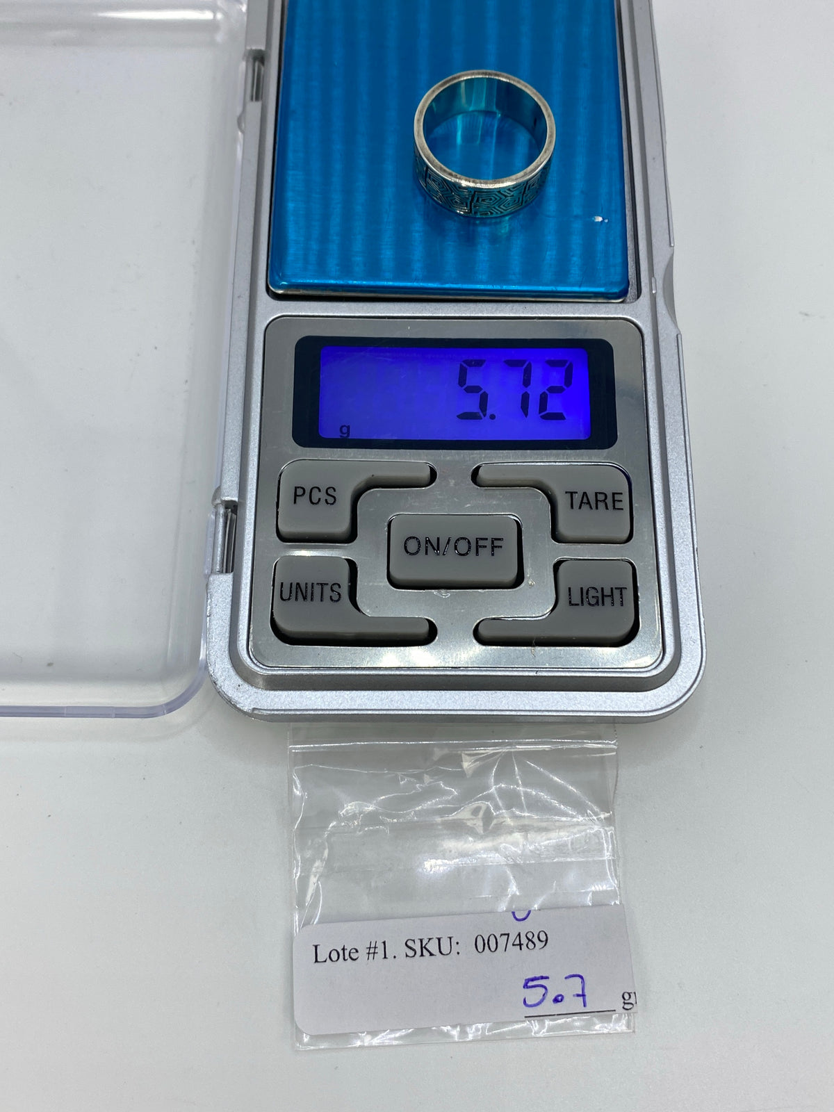 Anillo de Plata Prehispánico Geométrico — Taxco 925 — foto 6