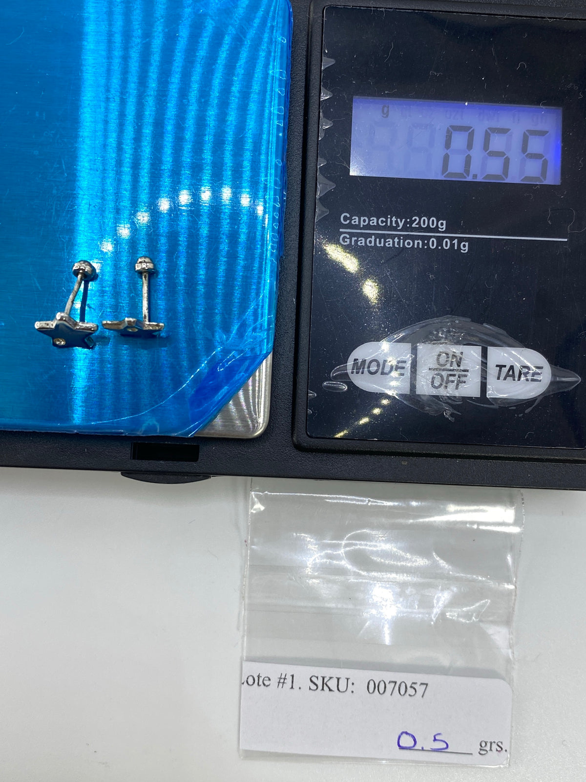 Aretes de Plata Cartoneado Estrella — Taxco 925 — foto 6