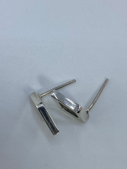 Aretes de Plata Cartoneado Minimalistas — Taxco 925 — foto 5
