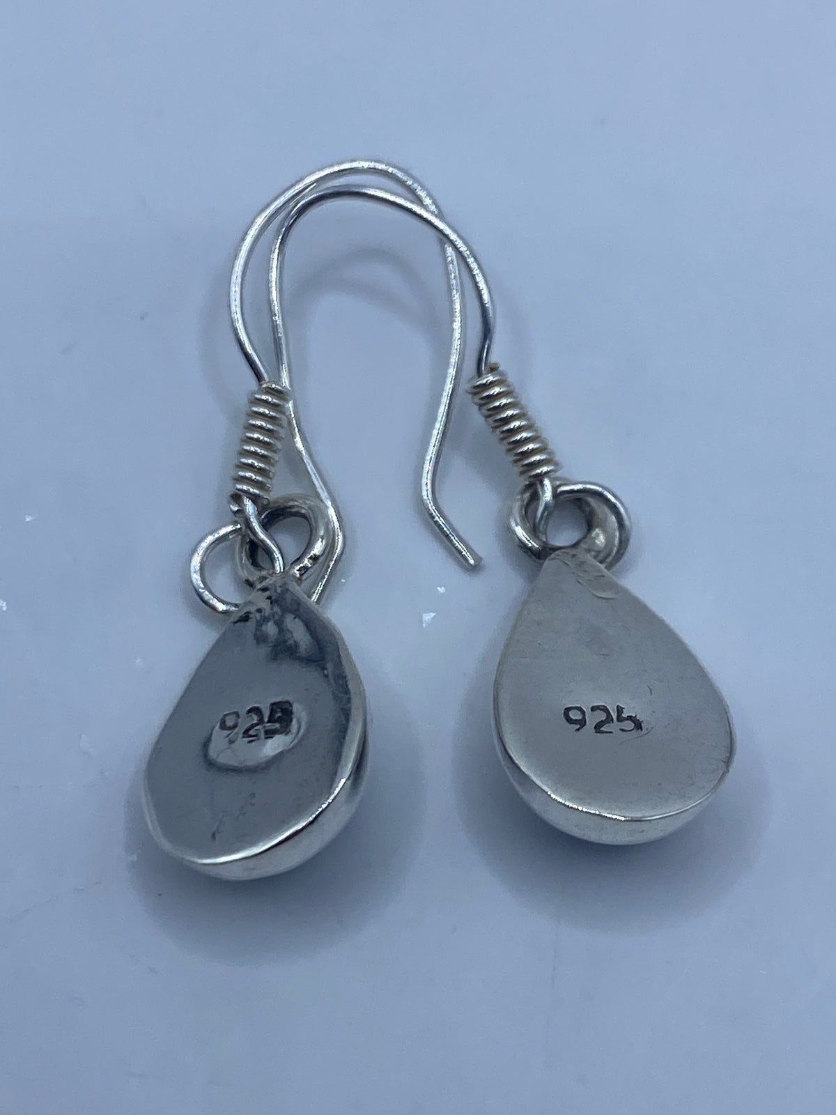 Aretes de Plata con Ópalo de Fuego Azul — Taxco 925 — foto 5